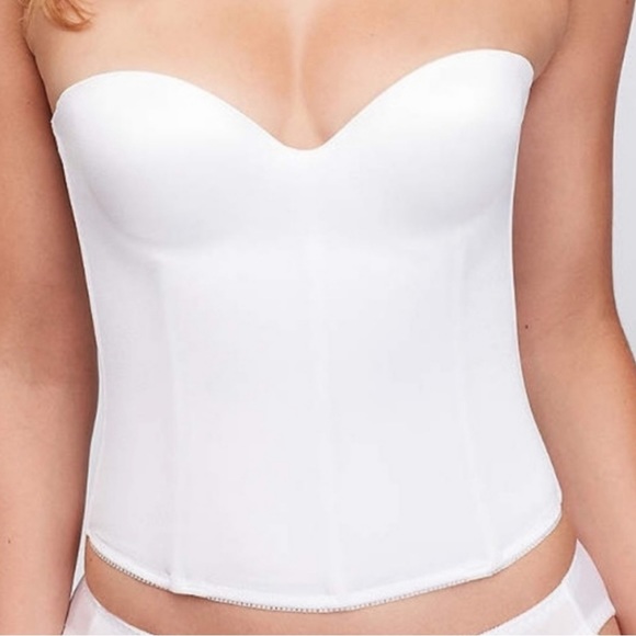 David's Bridal Other - David’s Bridal Dominique Molded Seamless Longline Corset Bra Size 40B White